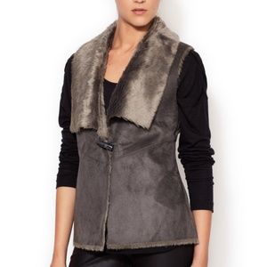 Design History Faux Suede Vest XS